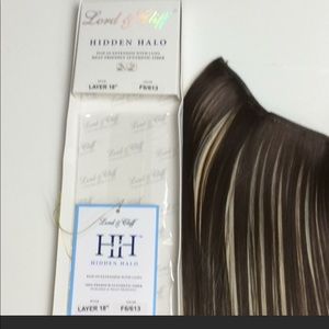 New Halo hair extensions 18 inch brown and blonde